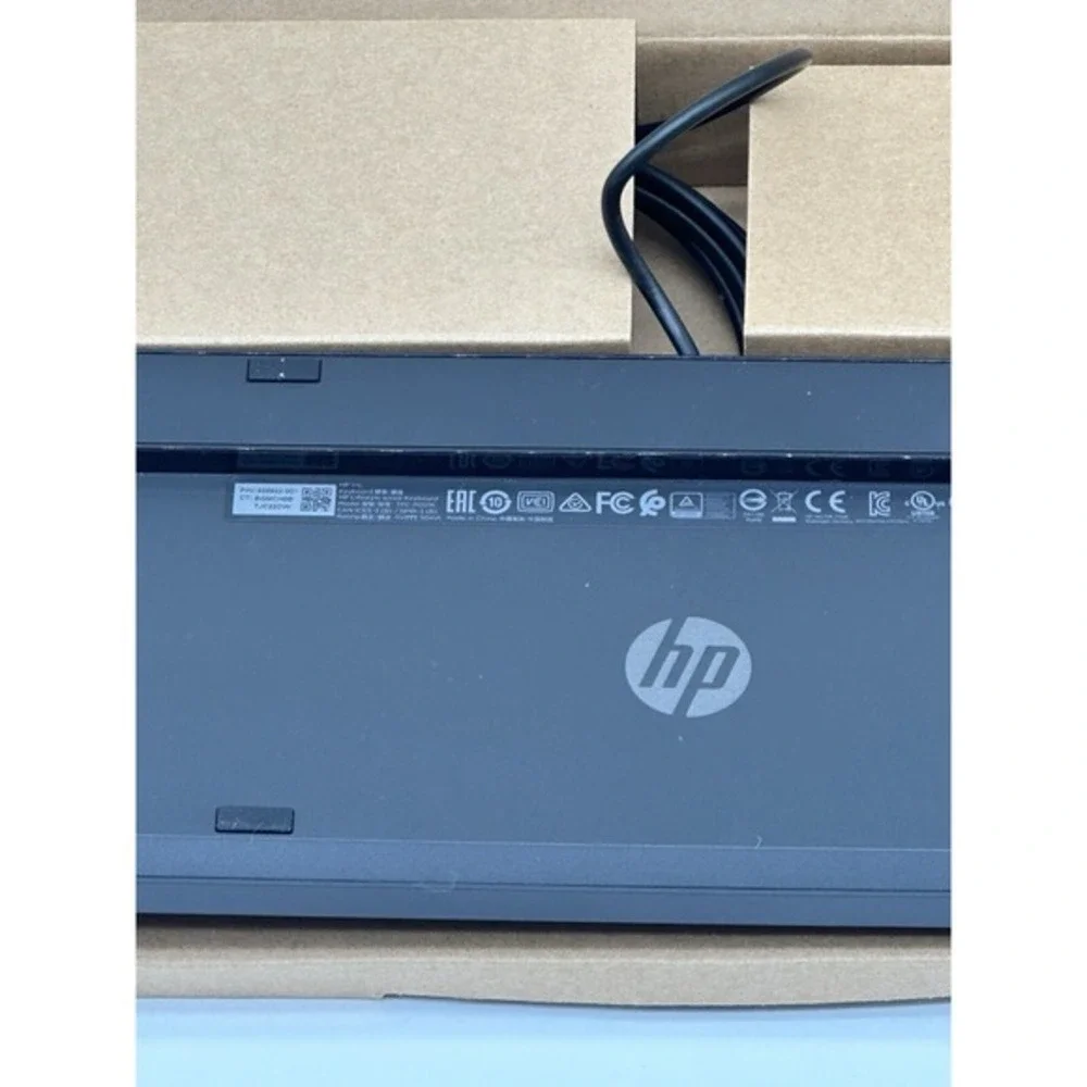 HP Lifestyle TPC-P001K 928922-001 Wired USB‎ Desktop Keyboard Black